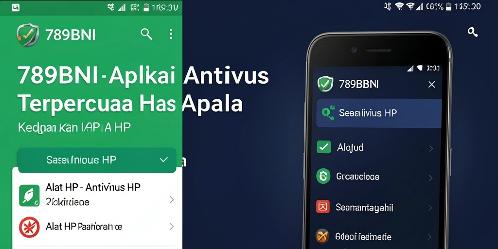 Antarmuka intuitif aplikasi Antivirus 789BNI yang menampilkan fitur keamanan canggih.