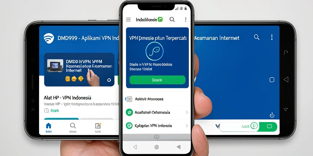 Screenshot DMD999 menunjukkan antarmuka pengguna yang modern dan intuitif.