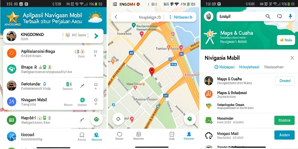 Antarmuka KINGDOM4D yang mudah digunakan untuk navigasi mobil.