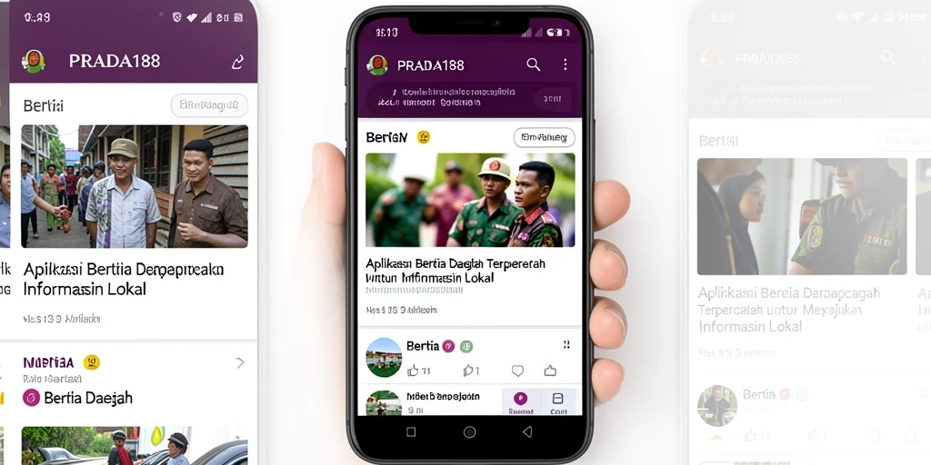 Tampilan antarmuka PRADA188 yang sederhana dan informatif.