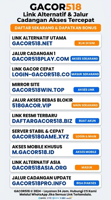 Tampilan link alternatif gacor518